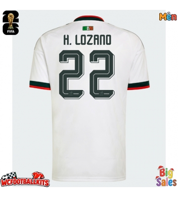 Mexico Hirving Lozano #22 Replica Away Stadium Shirt World Cup 2026 Short Sleeve